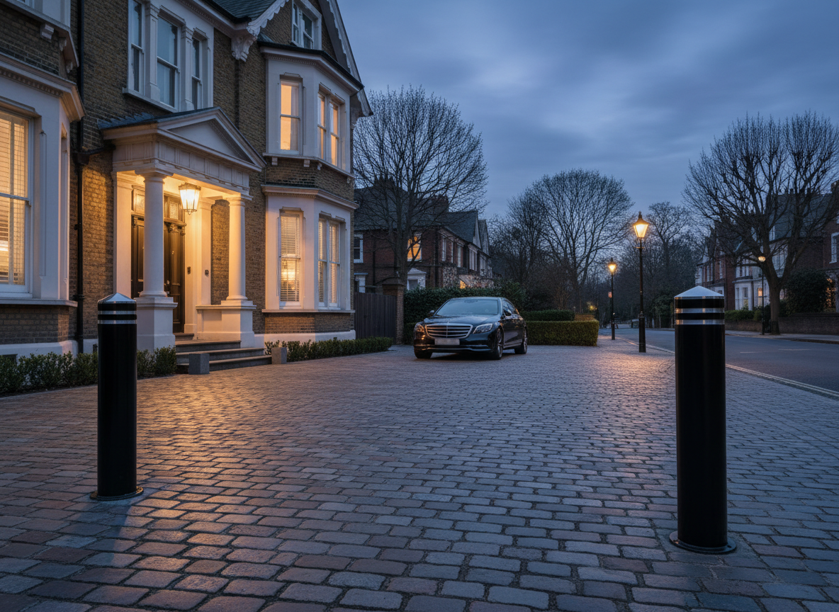 PB9 Stainless Steel Lift-Assisted Bollard 900mm