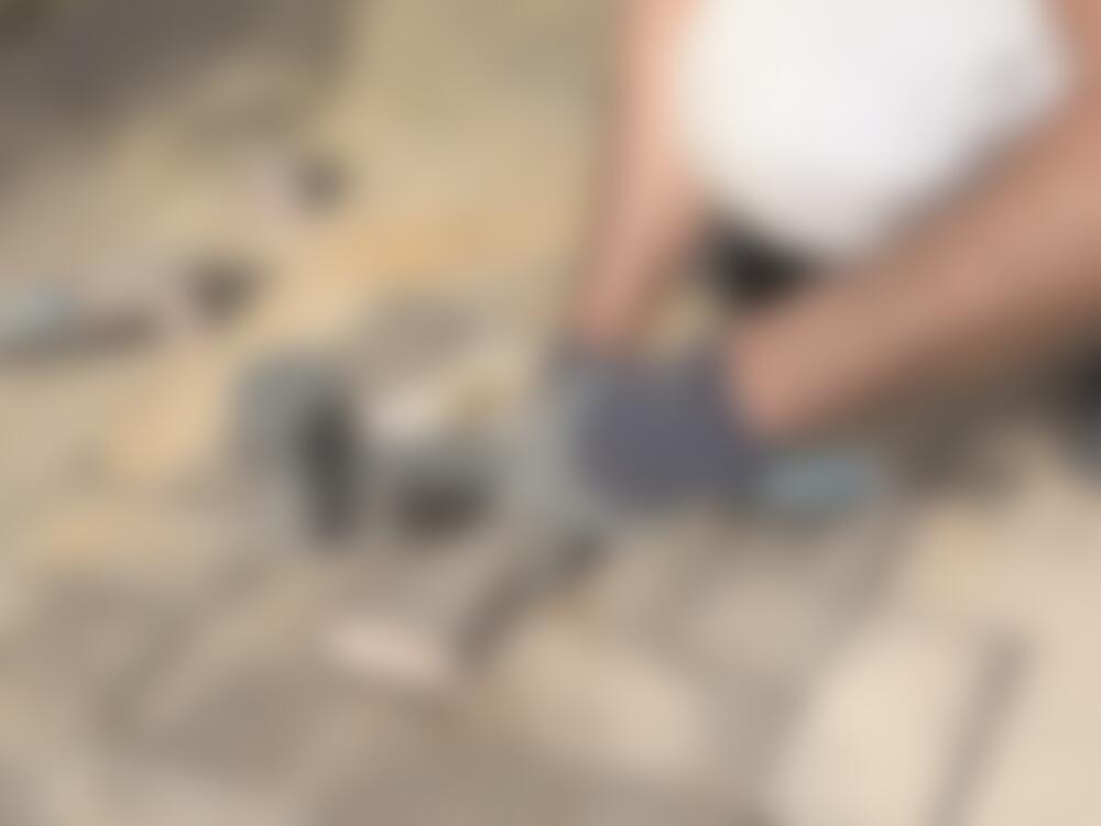 Bollard installation in progress